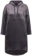 Ulla Popken 834550 Vestido de manga larga con capucha Antracita