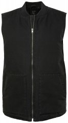 JP1880 834734 Chaleco canvas Negro