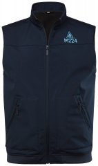 Men+ 414 Chaleco softshell con cuello alto Azul marino