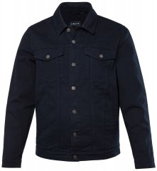 Men+ 446 Chaqueta vaquera con bolsillos en el pecho Azul marino