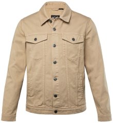 Men+ 446 Chaqueta vaquera con bolsillos en el pecho Arena