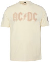 JP1880 836411 AC/DC Classic Logo Camiseta Gris arena