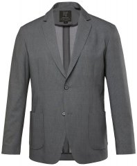 JP1880 Rimini Flexnamic Blazer de punto a rayas Gris oscuro