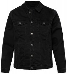 JP1880 836791 Chaqueta vaquera con cuatro bolsillos Negro