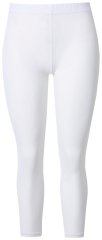 Ulla Popken 836800 Leggings de media de lunares Blanco