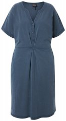 Ulla Popken 837403 Vestido de jersey de manga corta Azul marino