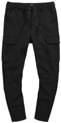 JP1880 New York Flexnamic Pantalón de punto con bolsillos cargo Negro