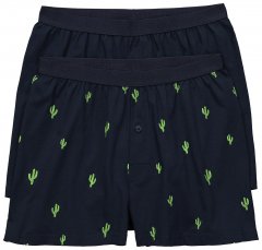 JP1880 837629 Calzoncillos bóxer FLEXNAMIC® con estampado de cactus Azul marino pack de 2