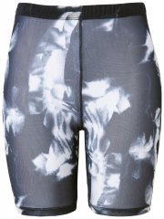 Ulla Popken 837679 Pantalón corto antirrozaduras estampado Azul marino