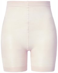 Ulla Popken 838209 Pantalón corto antirrozaduras moldeador Blanco roto