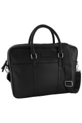JP1880 838828 Bolso para portátil de piel Negro
