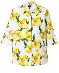 Ulla Popken 838952 Chaqueta Blanco