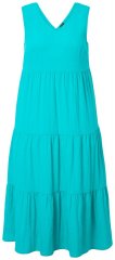 Ulla Popken 839135 Vestido largo sin mangas Turquesa