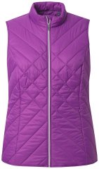 Ulla Popken 840047 Chaleco acolchado repelente al agua Lila