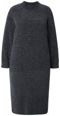 Ulla Popken 843592 Vestido de manga larga Antracita