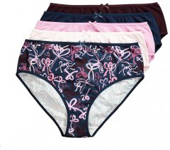 Ulla Popken 844495 Bragas pack de 5 Ciruela