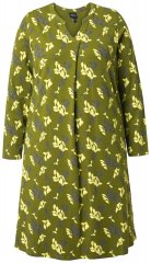 Ulla Popken 845190 Vestido de jersey de flores Turquesa