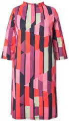 Ulla Popken 845794 Vestido de jersey estampado Rosa