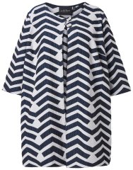 Ulla Popken 846012 Chaqueta Azul marino