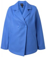 Ulla Popken 846021 Abrigo polar Azul