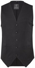 JP1880 846089 Chaleco de felpa Negro
