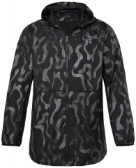 Jay-Pi 847852 Chaqueta outdoor ultraligera con estampado reflectante Negro