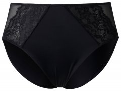 Ulla Popken 848693 Bóxer con encaje Negro