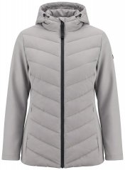 Ulla Popken 849472 Chaqueta acolchada Gris