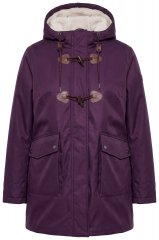 Ulla Popken 849619 Chaqueta impermeable Morado oscuro