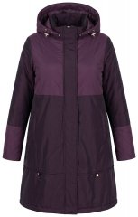 Ulla Popken 849908 Chaqueta impermeable Burdeos