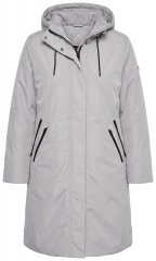 Ulla Popken 850774 Abrigo técnico Gris
