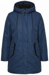 Ulla Popken 850794 Abrigo técnico Azul marino