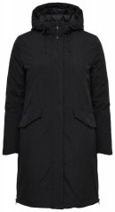 Ulla Popken 850806 Abrigo técnico Negro