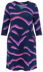 Ulla Popken 850920 Vestido de jersey Azul marino