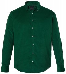 JP1880 850921 Camisa de pana de manga larga Verde bosque TALL