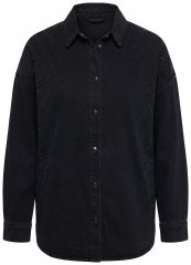 Ulla Popken 851036 Chaqueta vaquera Antracita