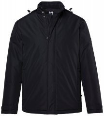 Men+ 552 Chaqueta con capucha y forro ligero Negro