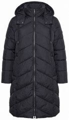 Ulla Popken 851842 Abrigo acolchado Negro