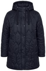 Ulla Popken 852413 Chaqueta acolchada Negro