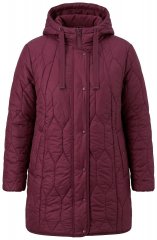 Ulla Popken 852413 Chaqueta acolchada Ciruela