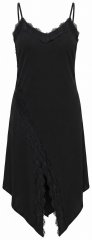 Ulla Popken 852636 Vestido cruzado Negro