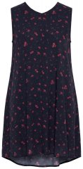 Ulla Popken 852824 Vestido de flores Negro