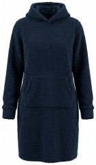 Ulla Popken 853353 Vestido de estar en casa con capucha Azul marino
