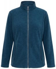 Ulla Popken 853668 Chaqueta polar con cuello alto Petróleo