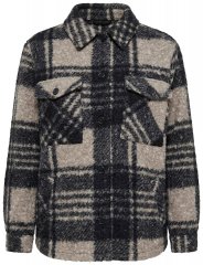 Ulla Popken 853709 Chaqueta teddy Beige