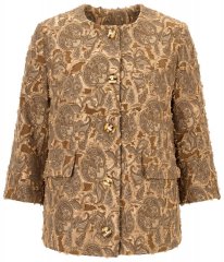 Ulla Popken 853996 Chaqueta Marrón claro