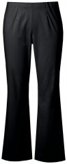 Ulla Popken 854910 Pantalón elástico abrigado con cintura elástica Negro