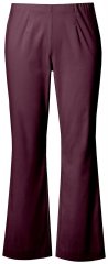 Ulla Popken 854910 Pantalón elástico abrigado con cintura elástica Berenjena
