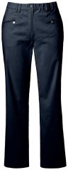 Ulla Popken 854987 Pantalón elástico abrigado con cinturilla cómoda Azul marino