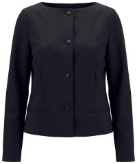 Ulla Popken 855136 Blazer elástico Negro